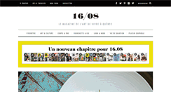 Desktop Screenshot of magazine1608.com